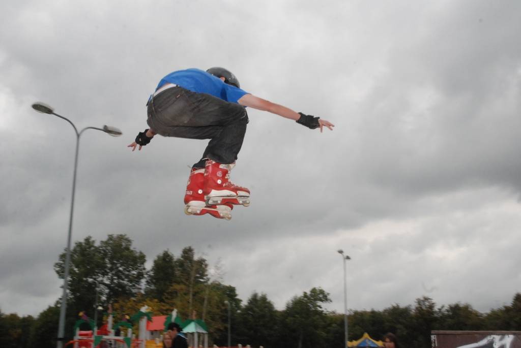 Otrdien, 22. septembrī, Jūrmalas parkā norisinājās pēdējais Eiropas Mobilitātes nedēļas pasākums Liepājā. Jūrmalas parkā velosipēdisti rādīja trikus.