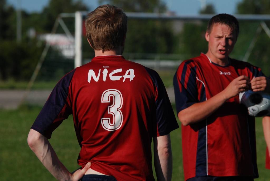 Nīcas futbolisti.
Autors: Uldis Dobelis