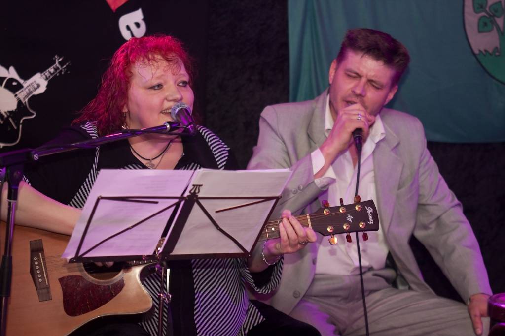 Aktieri Zanda Štrausa un Edgars Pujāts.
Autors: Latvijas 1. rokkafejnīcas foto