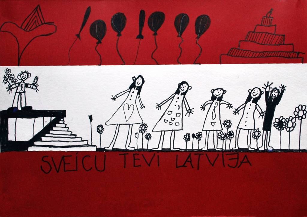 Liepājas Centra pamatskolas 1. klases skolnieces Anijas Vītoliņas zīmējums.