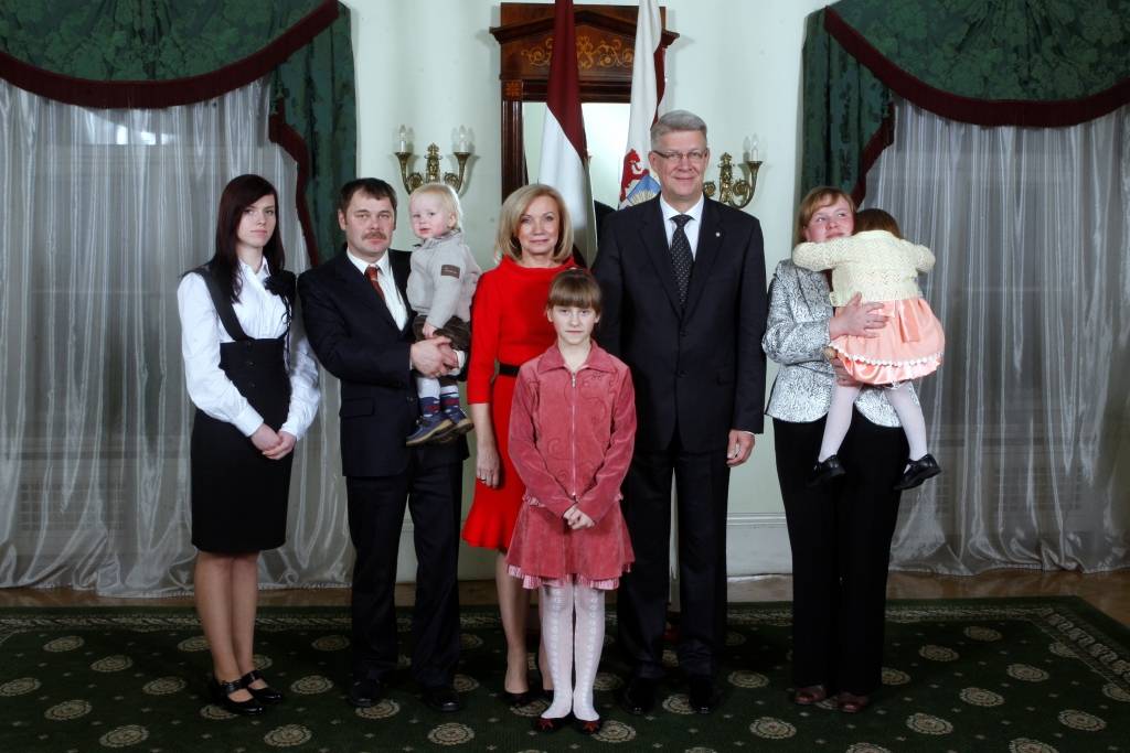 Alkšņu ģimene no Dunikas pagasta.
Autors: Toms Kalniņš, Valsts prezidenta kanceleja