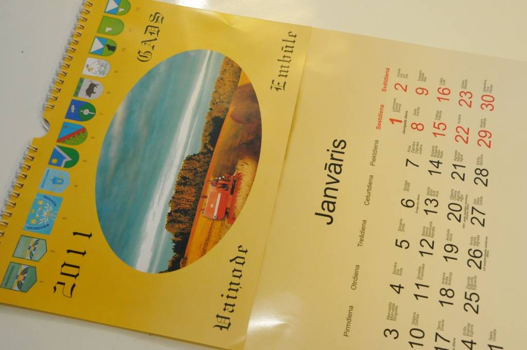 Vaiņodes novada dome ir izdevusi savu kalendāru. Tajā ievietotajās fotogrāfijās sevi ieraudzīt var cerēt iedzīvotāji, kuri piedalījušies pērn novadā notikušajos pasākumos