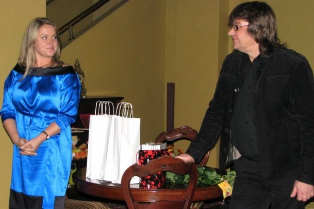 Producente Anda Zadovska un komponists Jānis Lūsēns
Autors: Publicitātes foto