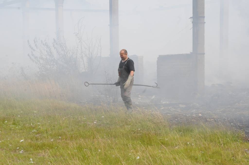 Ugunsgrēks Gaviezes pagastā.
Autors: Ilze Vainovska