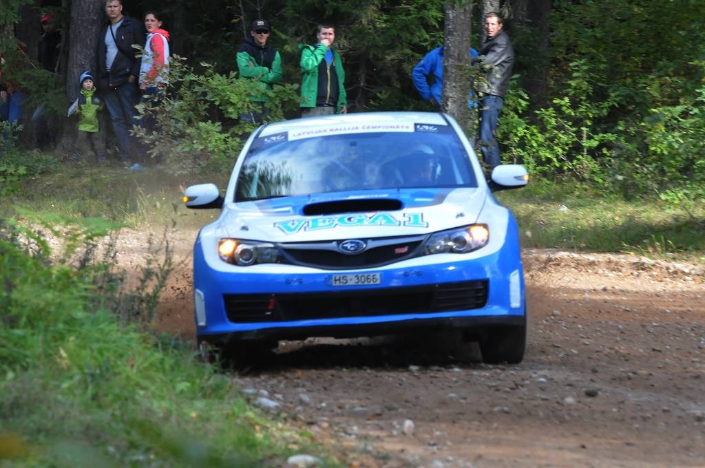 Viktora Lebedeva ekipāža pirmajā ātrumposmā
Autors: Uldis Dobelis