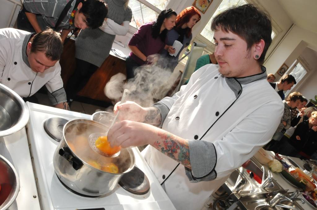 Šefpavārs Aleksandrs Žiļuks. 
Autors: Dainis Ģelzis