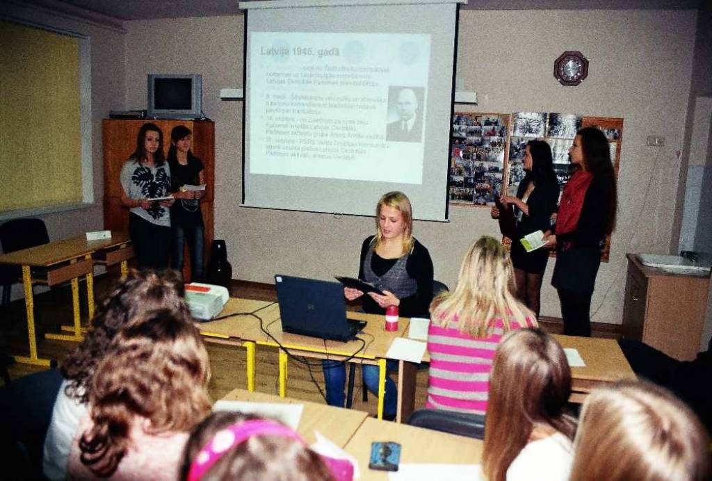 Aizvadītajā nedēļā notika Grobiņas ģimnāzijas Eiropas kluba erudīcijas konkursa 