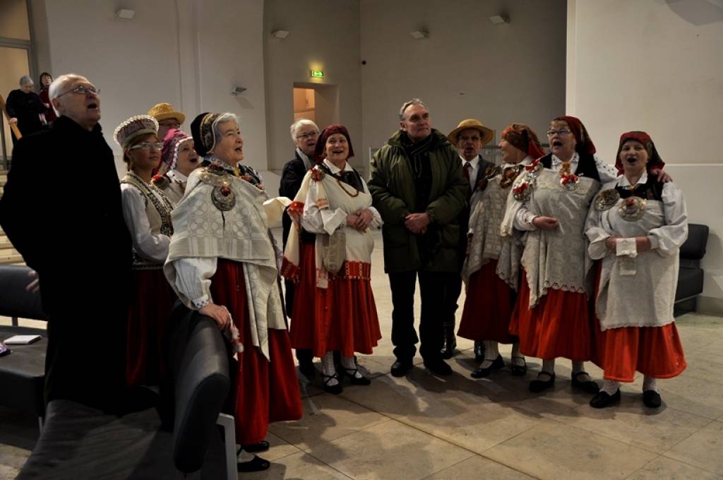 Nīcas etnogrāfiskais ansamblis ar sagatavoto programmu 