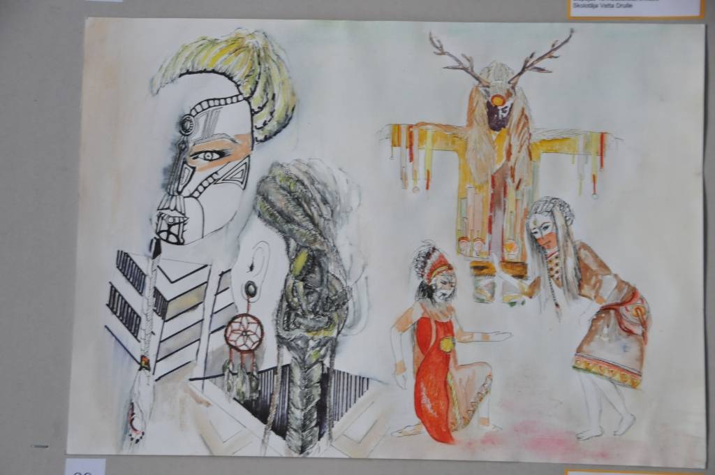 Līdz 27. martam Liepājas teātrī iespējams aplūkot Liepājas pilsētas vizuālās mākslas olimpiādes 2. posma godalgoto skolēnu (5. līdz 12. klase) darbus.

Par godu Liepājas teātra 105. dzimšanas dienai šī gada olimpiādes tēma bija 