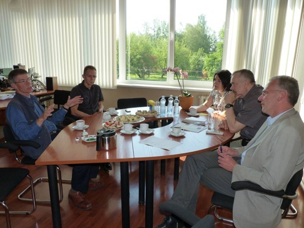 Tikšanās Nīcas novada domē.
Autors: www.nica.lv