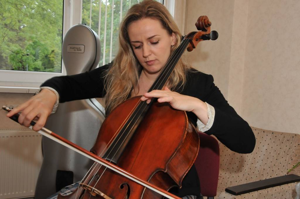 Čelliste Kristīne Blaumane 
Autors: Dainis Ģelzis