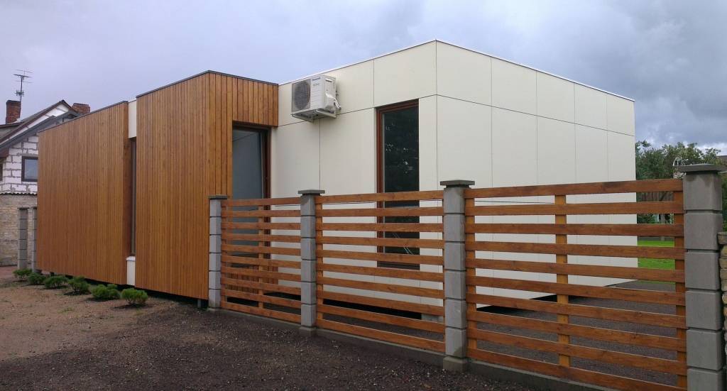 Jaunbūve – moduļa tipa māja Pīļu ielā 14.
Autors: Aigars Štāls