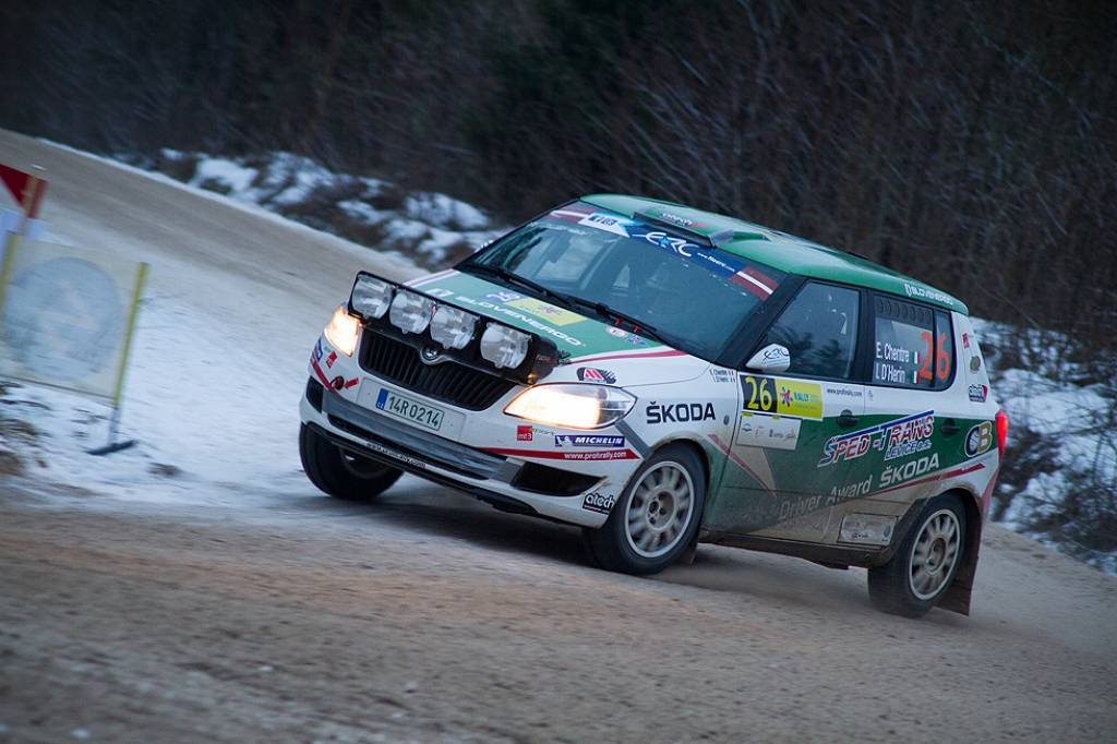Bildes no Eiropas rallija čempionāta otrā posma - rallija 