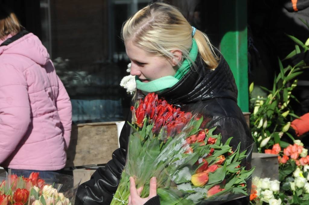 Ziedu kalni 8. martā Liepājā.
Autors: ReKurZeme, portāls
