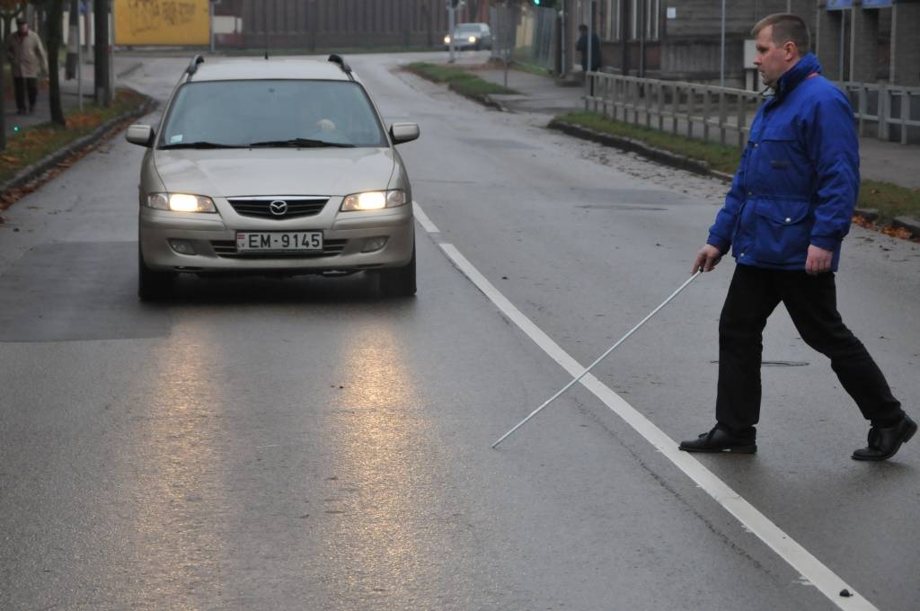 Pērn akcija notika jaunatklātajā vienvirziena Ganību ielā.
Autors: Dainis Ģelzis