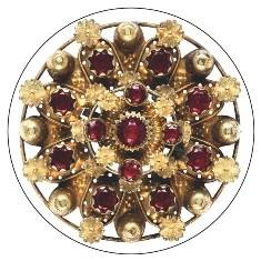 Alsungas sakta ar saktas gredzenu (aizpilda saktas centru).
Autors: www.history-museum.lv