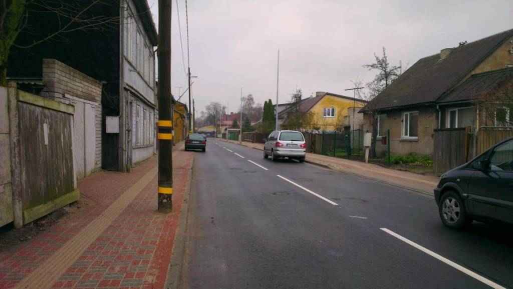 Rekonstruētais Kaļķu ielas posms.
Autors: Aigars Štāls