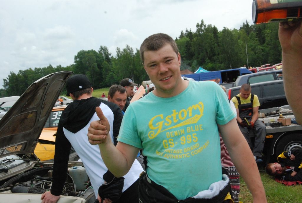 Līdzjutējiem būs īkšķi jātur arī par Vecpils folkreisistu Andi Dreimani. 
Autors: Uldis Dobelis