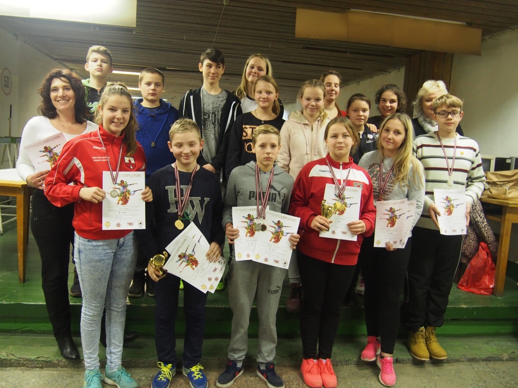 Liepājas rajona Sporta skolas komanda.