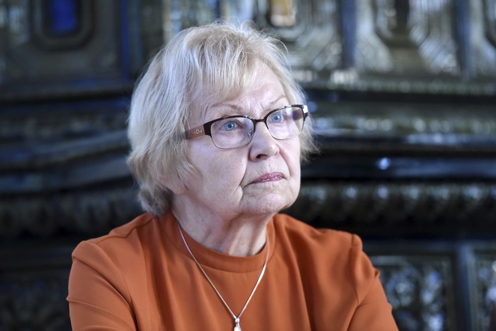 Latvijas Universitātes emeritētā profesore, vadošā ētikas jautājumu pētniece Skaidrīte Lasmane.
Autors: LVPORTALS.LV