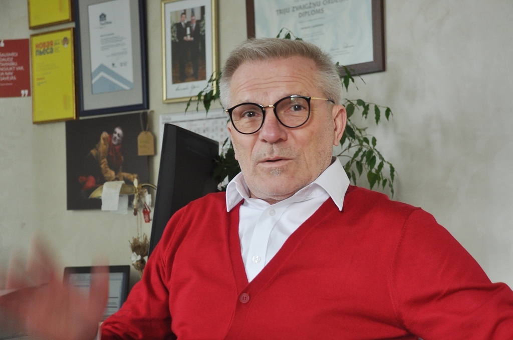 Liepājas teātra direktors Herberts Laukšteins.
Autors: Dainis Ģelzis