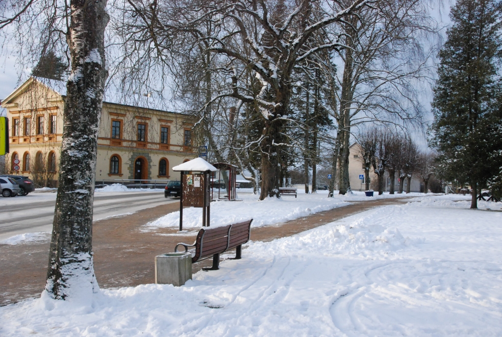 Grobiņa 10. janvārī.
Autors: Uldis Dobelis