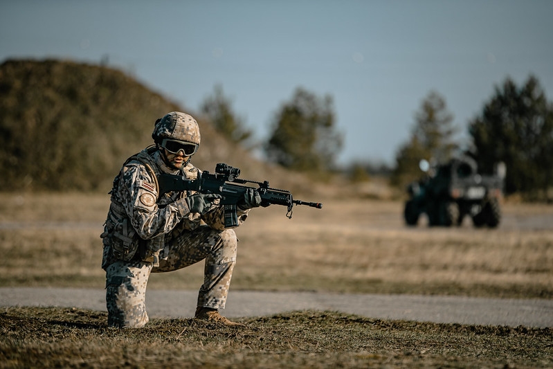 Foto no militārām mācībām Ādažos.
Autors: Latvijas armija