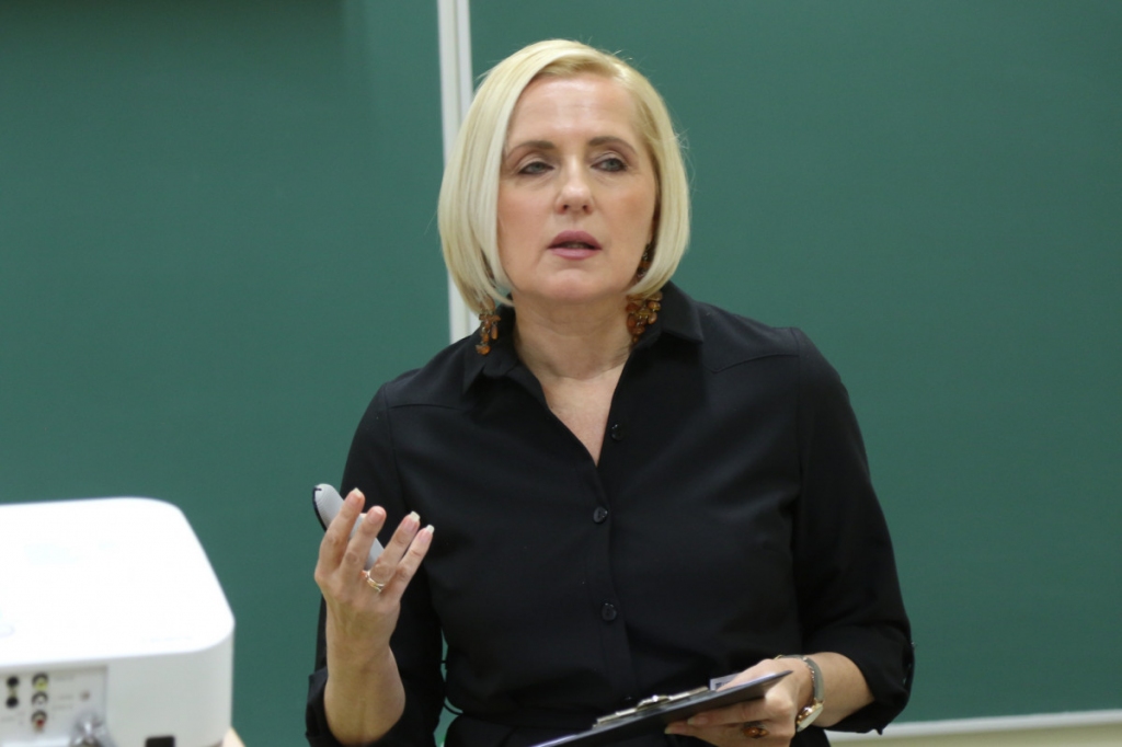 Liepājas Universitātes profesore Diāna Laiveniece.
Autors: Publicitātes foto