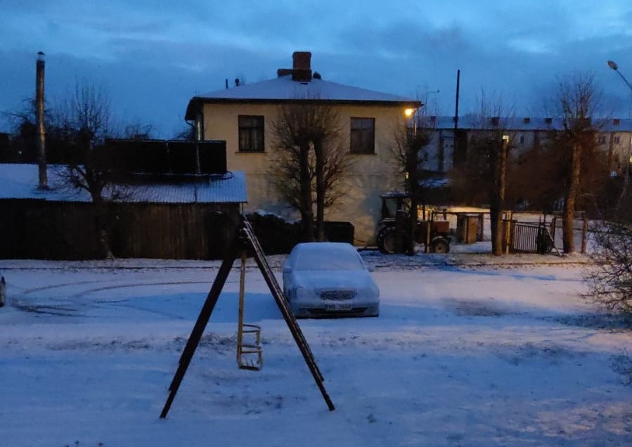 Pirmais sniegs Dundagā.
Autors: Aculiecinieka foto